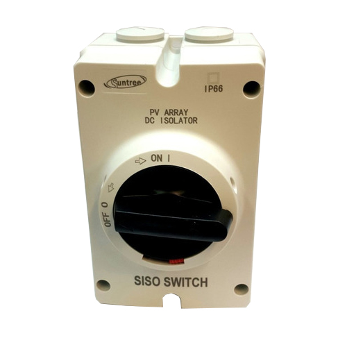 Seccionador CC 16A 1000V 4P.montaje en riel din